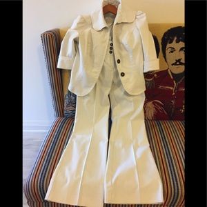 Guess pinstriped Suit.